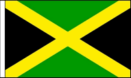 Jamaica Hand Waving Flags
